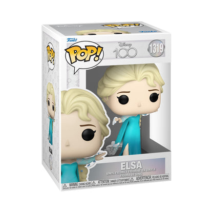 Funko Pop! Disney: Disney 100 - Elsa - Collectable Vinyl Figure - Gift Idea - Official Merchandise - Toys for Kids & Adults - Movies Fans - Model Figure for Collectors and Display