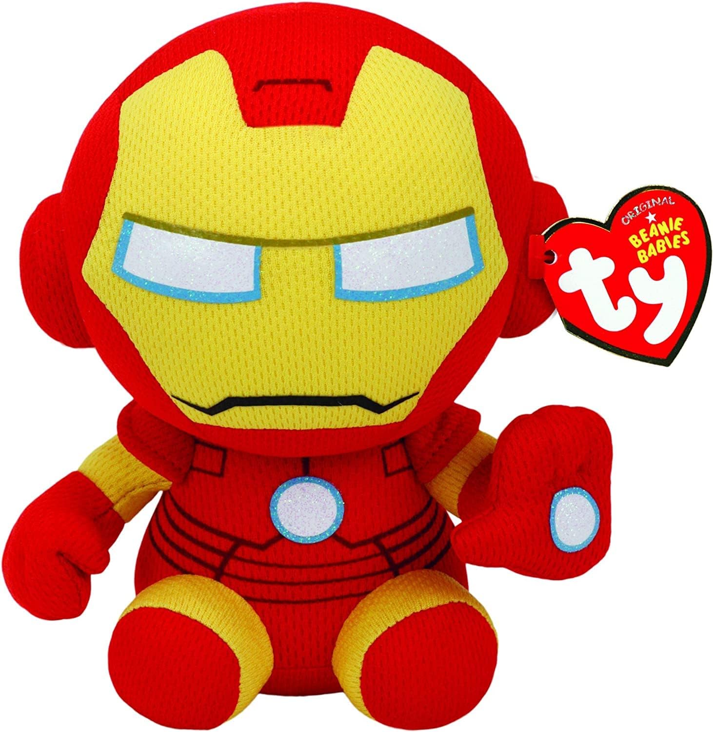 TY 41190 Avengers Iron Man Marvel-Beanie, Multicolored, Regular Iron Man Regular