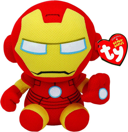 TY 41190 Avengers Iron Man Marvel-Beanie, Multicolored, Regular Iron Man Regular