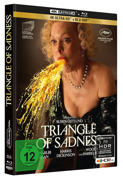 Triangle of Sadness - 2-Disc Limited Collector's Edition im Mediabook (Deutsch/OV) (UHD-Blu-ray + Blu-ray
