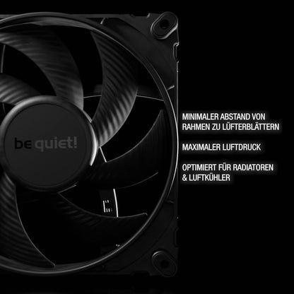 Be Quiet! Silent Wings Pro 4 140mm PWM, Premium Cooling Fan, 4-Pin, Black (BL099