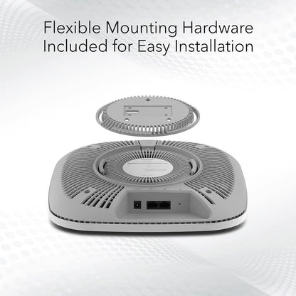 NETGEAR Cloud Managed Wireless Access Point (WAX625) - WiFi 6 Dual-Band AX5400 Speed | Up to 328 Client Devices | 802.11ax | Insight Remote Management | PoE+ Powered or AC Adapter (not Included