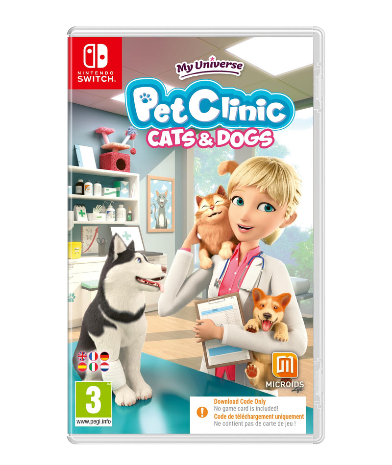 My Universe: Pet Clinic, Cats & Dogs (Switch Code-in-box