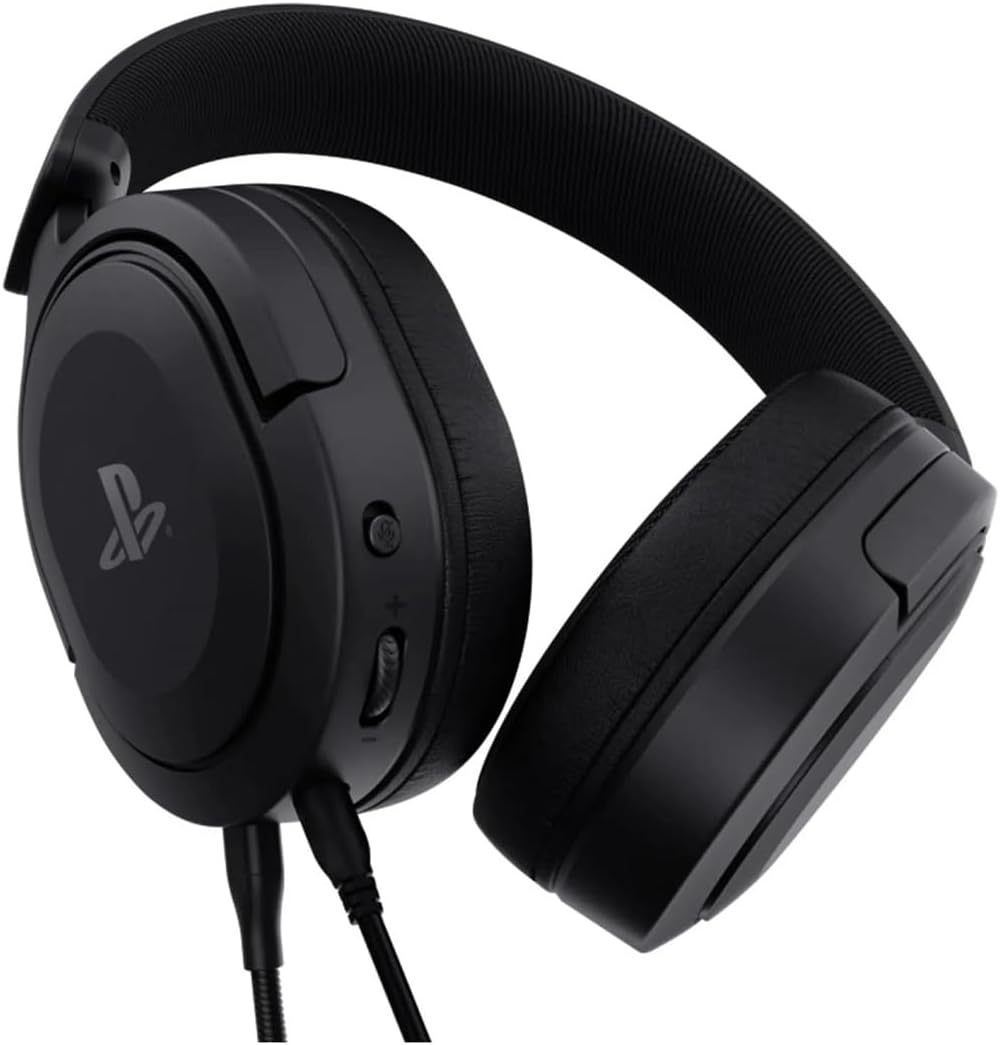 Trust Gaming GXT 498 Forta  Sustainable Gaming Headset for PS5 / PS4, 1.2m Cable, 50mm Drivers, Detachable Microphone, Wired Over-Ear Headphones