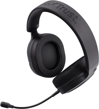 Trust Gaming GXT 498 Forta  Sustainable Gaming Headset for PS5 / PS4, 1.2m Cable, 50mm Drivers, Detachable Microphone, Wired Over-Ear Headphones