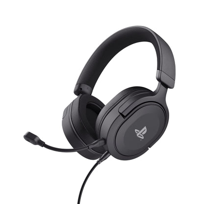 Trust Gaming GXT 498 Forta  Sustainable Gaming Headset for PS5 / PS4, 1.2m Cable, 50mm Drivers, Detachable Microphone, Wired Over-Ear Headphones