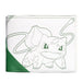 Pokemon Bulbasaur Bi-Fold Wallet Male White/Green MW114552POK