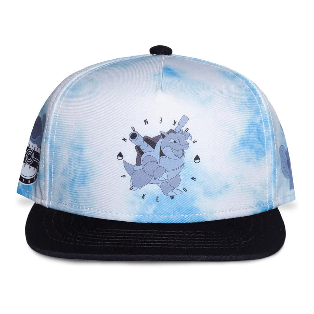 Pokemon Blastoise Snapback Baseball Cap Multi-Colour SB125226POK, Multi-colour, One Size