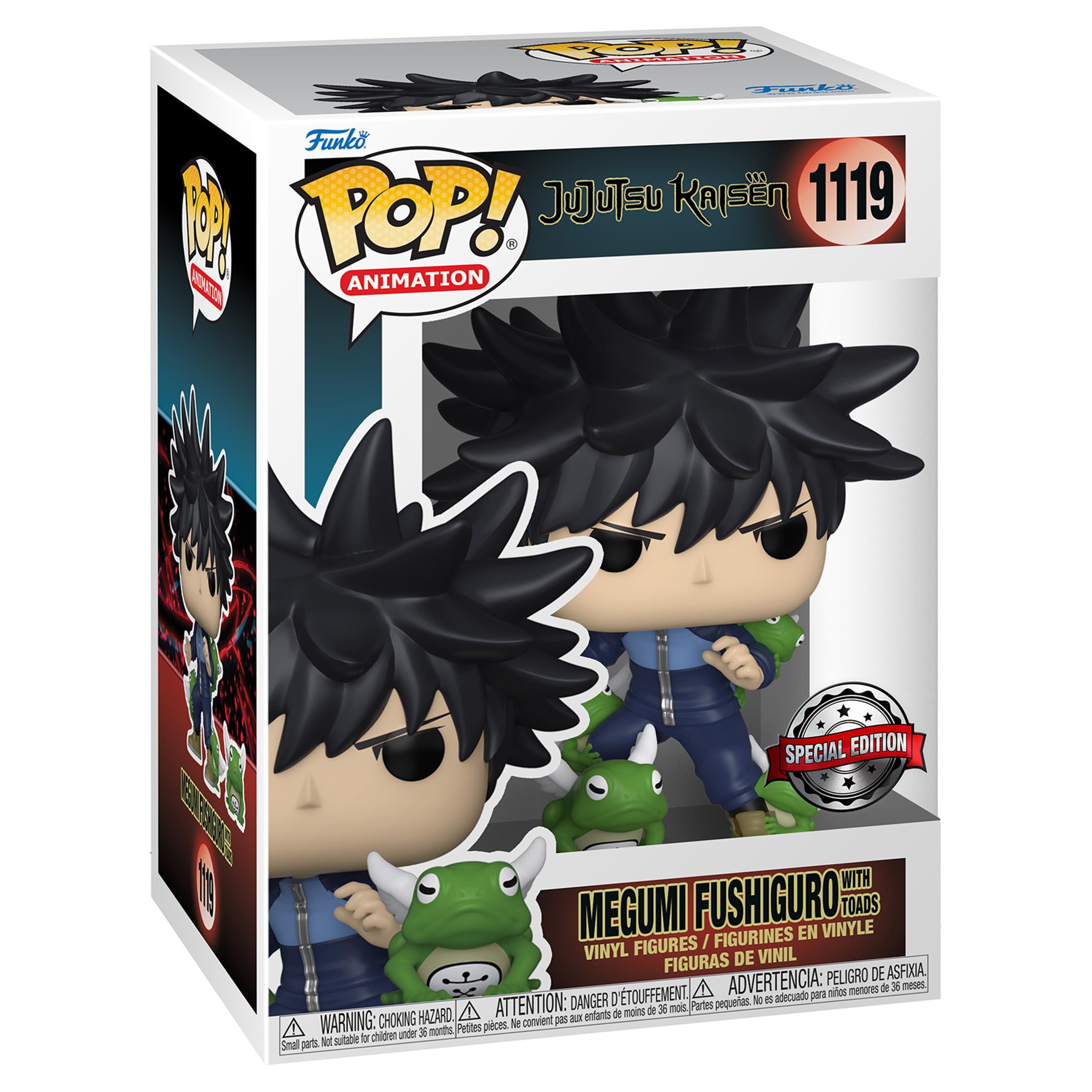 Funko Animation: Jujutsu Kaisen - Megumi Fushiguro with Toads (Special Edition) #1119 Vinyl Figure