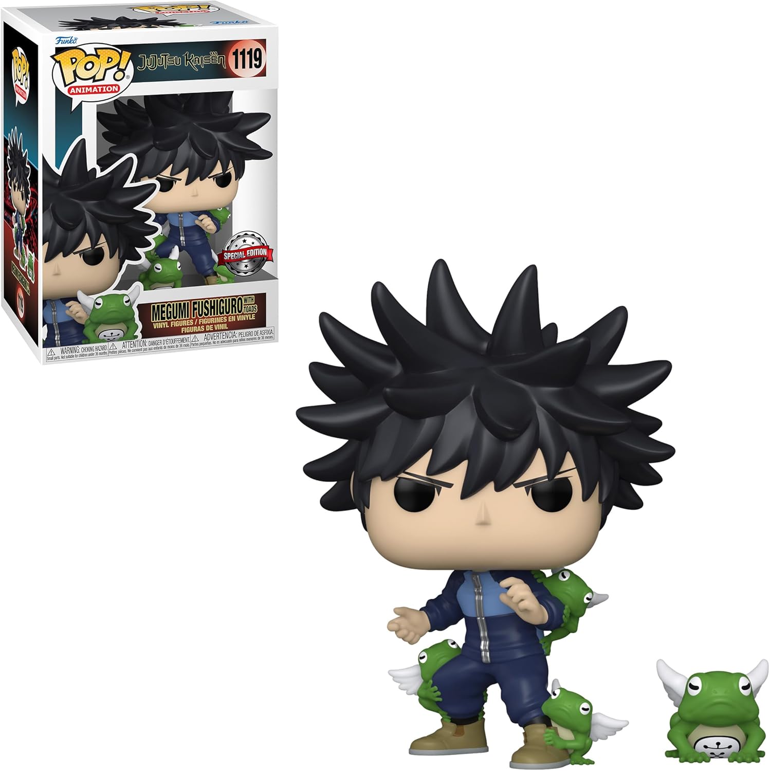 Funko Animation: Jujutsu Kaisen - Megumi Fushiguro with Toads (Special Edition) #1119 Vinyl Figure