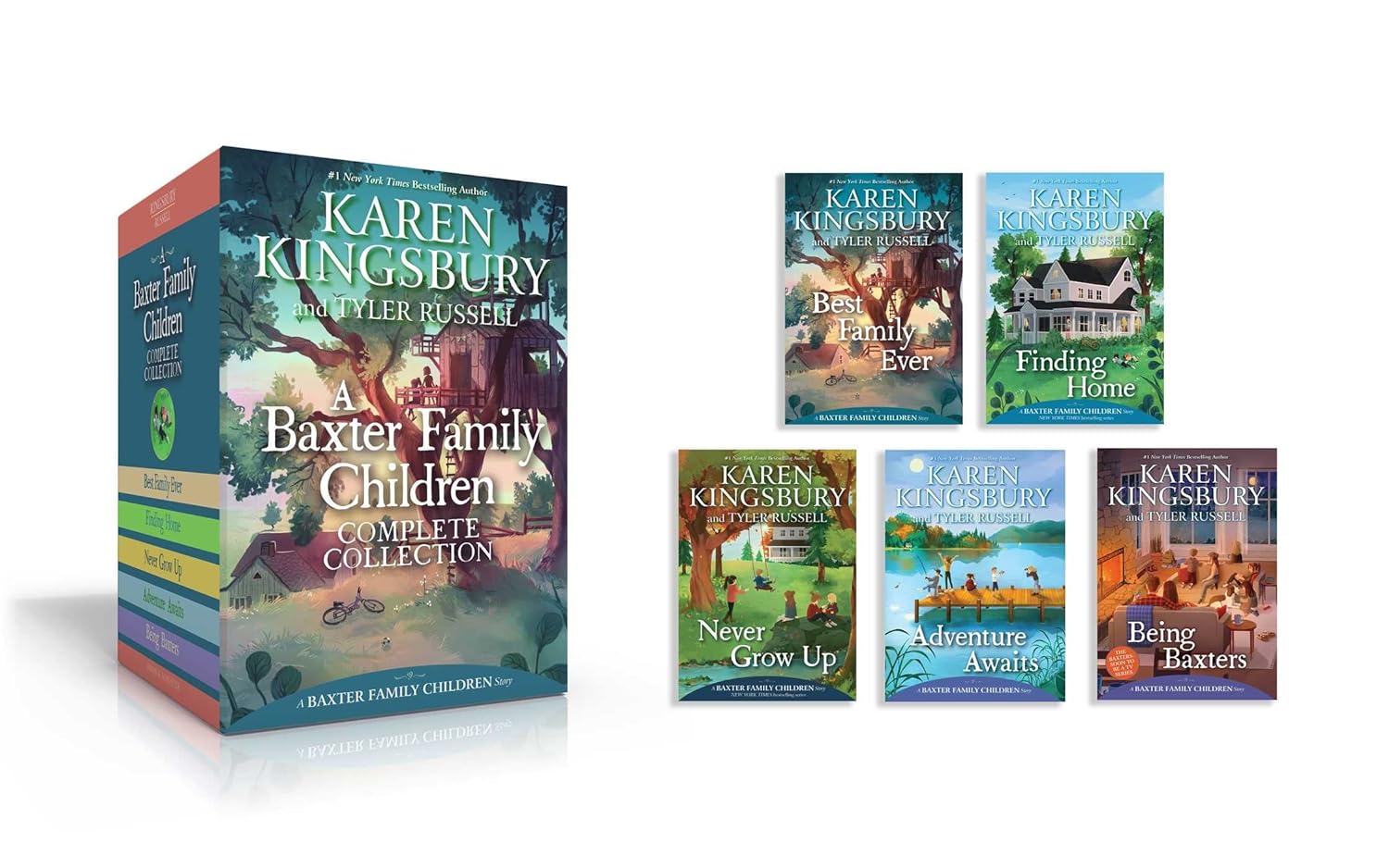A Baxter Family Children Complete Collection (Boxed Set): Best Family Ever; Finding Home; Never Grow Up; Adventure Awaits; Being Baxters (Baxter Family Children Story
