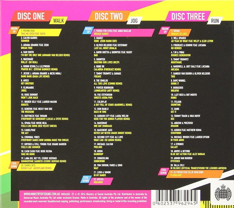 Ministry Of Sound Running Trax Summer 2015