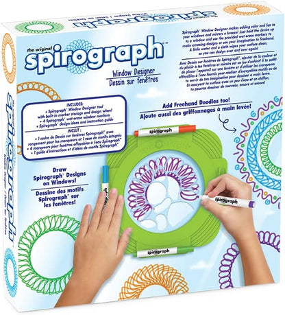 Spirograph- Diseñador Juguete de Dibujo para Ventana/Espejo, S (PlayMonster UK Ltd SP106