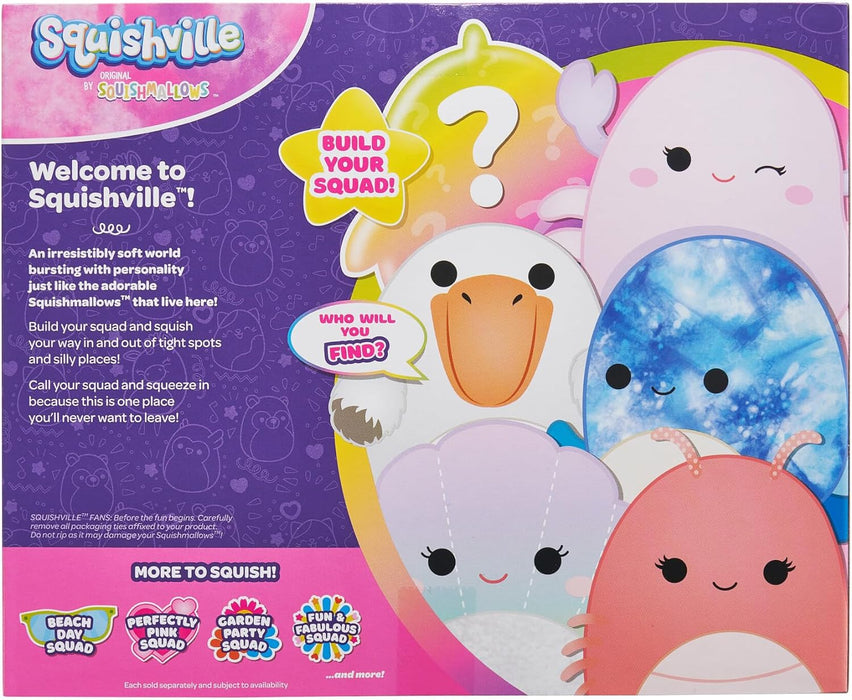 Squishmallows Squishville by Original Beach Day Squad - Six 2 inch Mini