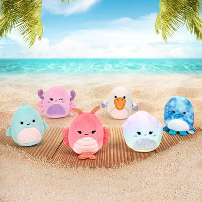 Squishmallows Squishville by Original Beach Day Squad - Six 2 inch Mini