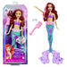 Mattel Disney Princess Toys, Ariel Mermaid Doll with Color-Change Hair and Tail, Color Splash Water Toy Inspired by the Disney Movie, HLW00