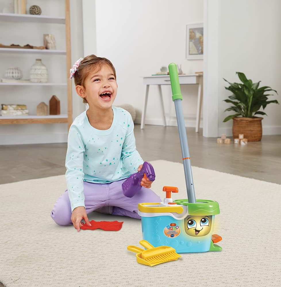 VTech Play Fun Cleaning Set – Educational Toys – Get acquainted with Figures and Counting – With Sound Effects – 3 to 5 years
