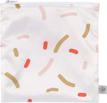 LÄSSIG Reusable Storage Bag Snack Bag 2 Pieces/Snack Bag Little Mateys Sicy Orange Spicy Orange
