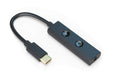 Creative Sound Blaster PLAY! 4 Hi-res externe USB-C DAC-adapter met hoge resolutie met VoiceDetect automatisch inschakelen/uitschakelen van de microfoon, ruisonderdrukking, Bass Boost/Dynamic EQ