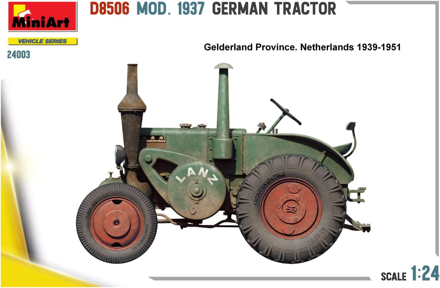 Miniart - d8506 mod. 1937 german tractor