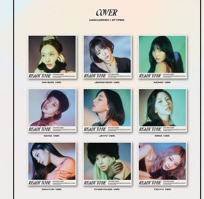 Ready To Be 12Th Mini Album Ver. - Photobook R, Folded Poster, Sticker, Mini Poster, Photocard