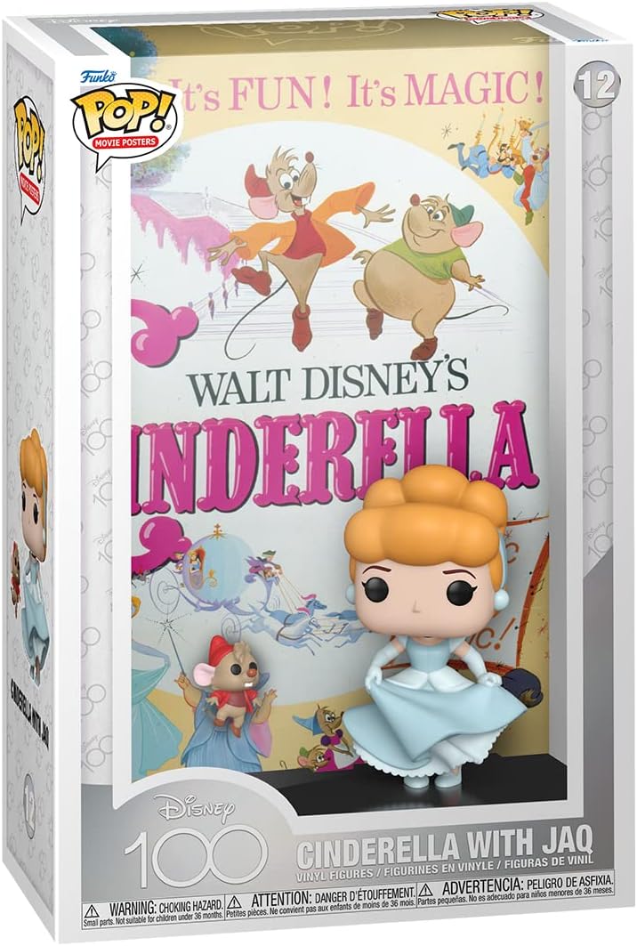 Funko POP! Movie Poster: Disney - Cinderella - Collectable Vinyl Figure - Gift Idea - Official Merchandise - Toys For Kids & Adults - Model Figure For Collectors And Display