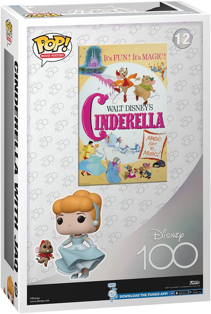 Funko POP! Movie Poster: Disney - Cinderella - Collectable Vinyl Figure - Gift Idea - Official Merchandise - Toys For Kids & Adults - Model Figure For Collectors And Display