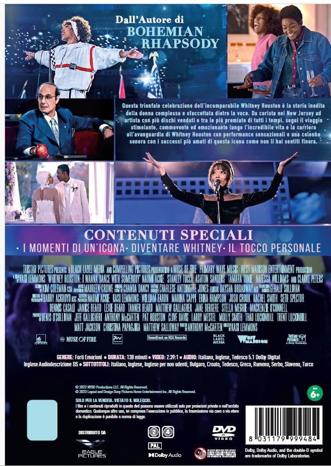 Whitney - Una Voce Diventata Leggenda - Dvd