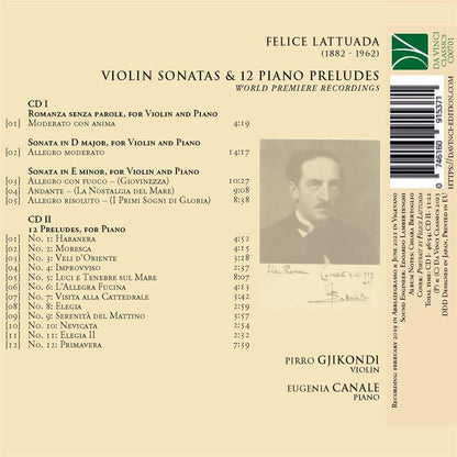 Violin Sonatas/12 Piano Preludes