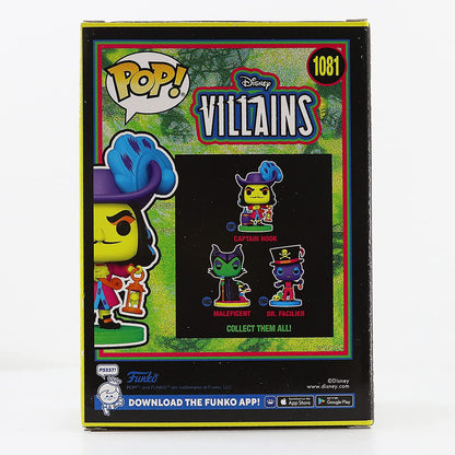 Funko POP! Disney: Villains - Hook - (Blacklight) - Disney Villains - Collectable Vinyl Figure - Gift Idea - Official Merchandise - Toys for Kids & Adults - Movies Fans - Model Figure for Collectors