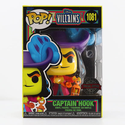 Funko POP! Disney: Villains - Hook - (Blacklight) - Disney Villains - Collectable Vinyl Figure - Gift Idea - Official Merchandise - Toys for Kids & Adults - Movies Fans - Model Figure for Collectors