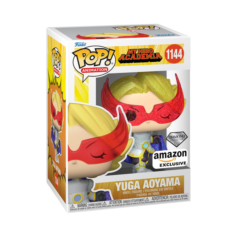 Funko Pop! Animation: My Hero Academia S9 - Yuga Aoyama (Glitter) (Diamond Collection) (Amazon Exclusive) #1144 Vinyl Figure