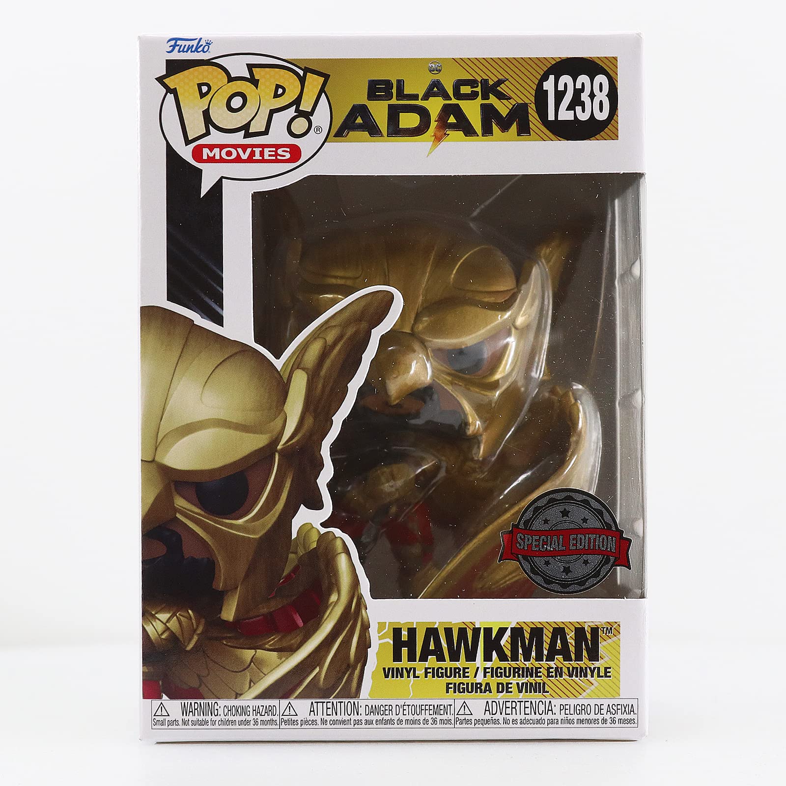 Dc Comics: Funko Pop! Movies - Black Adam - Hawkman Flying (Vinyl Figure 1238)