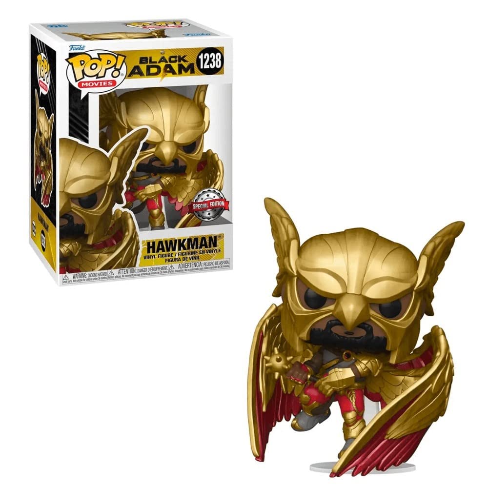 Dc Comics: Funko Pop! Movies - Black Adam - Hawkman Flying (Vinyl Figure 1238)