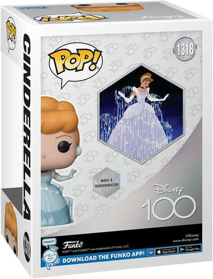 Funko POP! Disney: Disney 100 - Cinderella - Collectable Vinyl Figure - Gift Idea - Official Merchandise - Toys for Kids & Adults - Model Figure for Collectors and Display