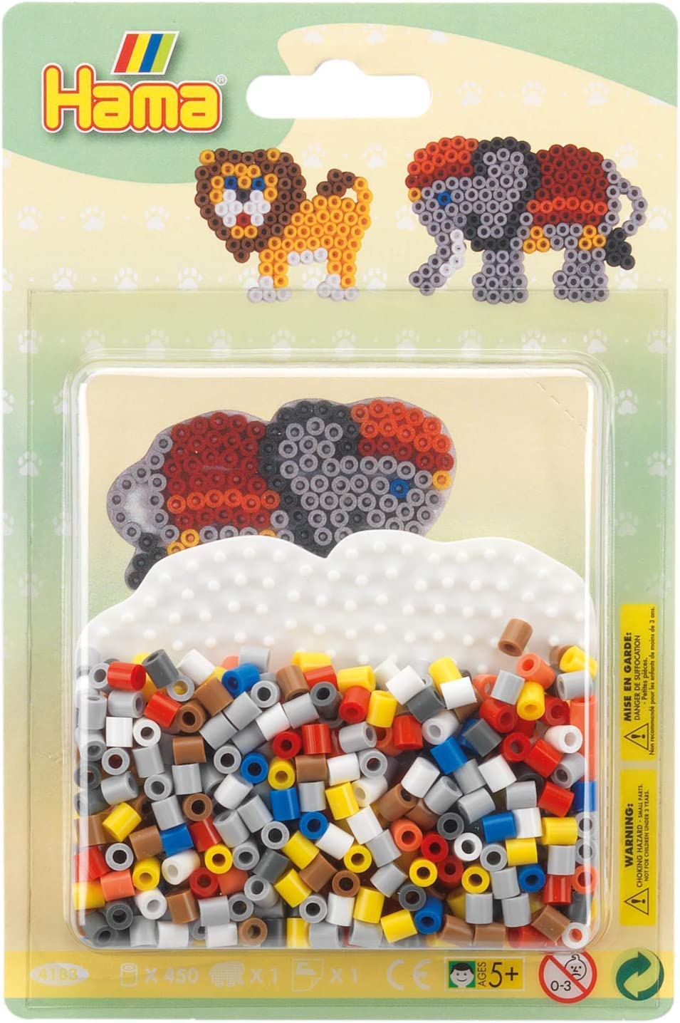 Hama Beads Safari Small Blister Pack, Multicolour, One Size