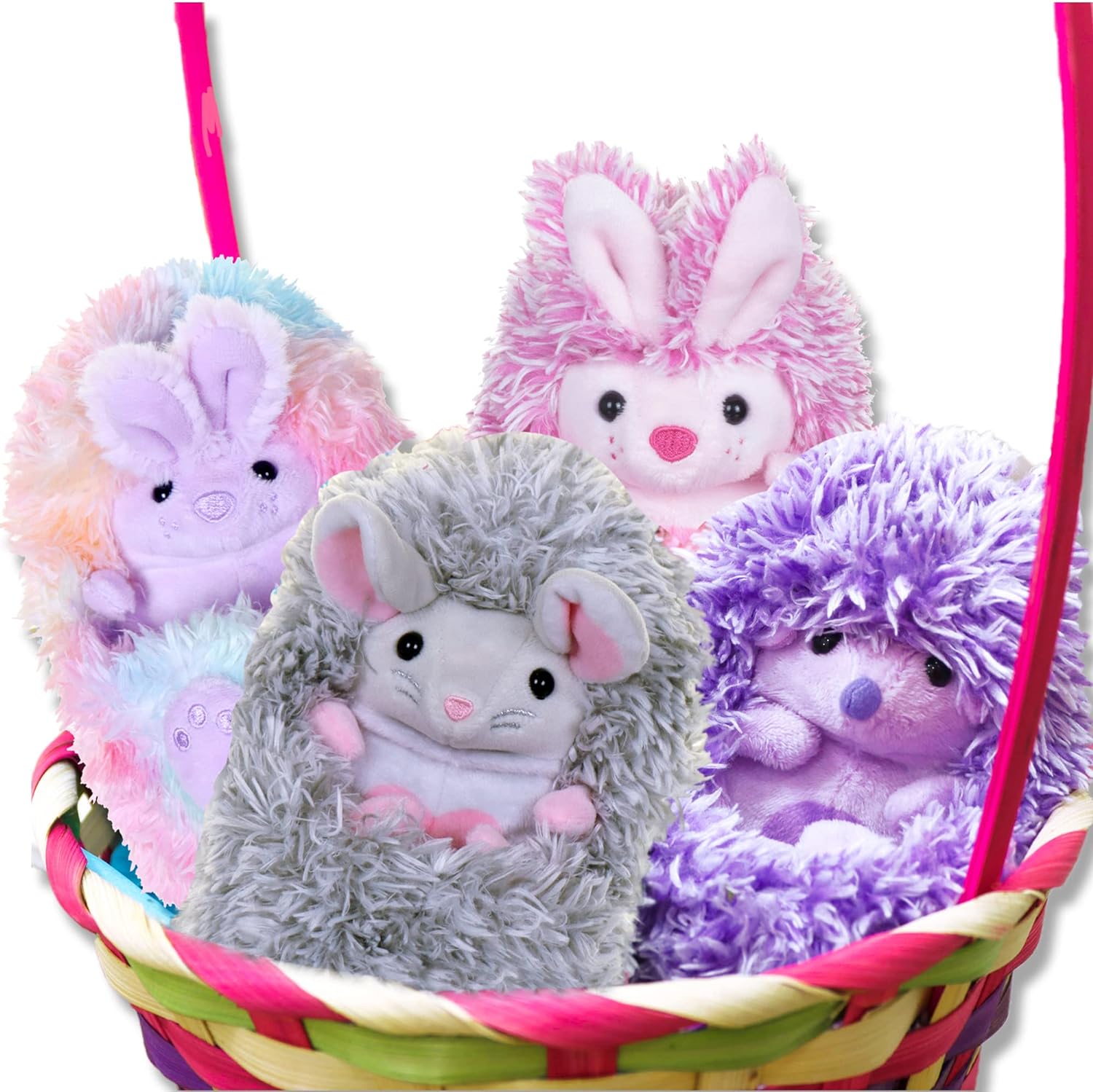 Curlimals Bo The Rainbow Bunny - Interactieve Knuffeldiertjes - Curlimals - Spaar ze allemaal - Interactief - 45+ geluiden en reacties - Pluche - Cadeau