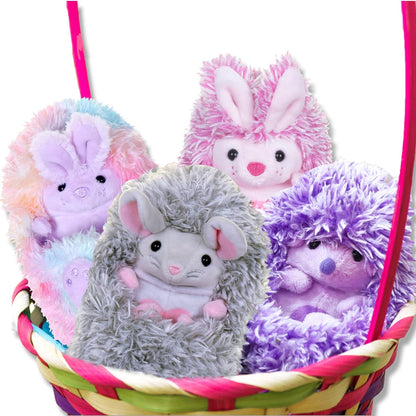Curlimals Bo The Rainbow Bunny - Interactieve Knuffeldiertjes - Curlimals - Spaar ze allemaal - Interactief - 45+ geluiden en reacties - Pluche - Cadeau