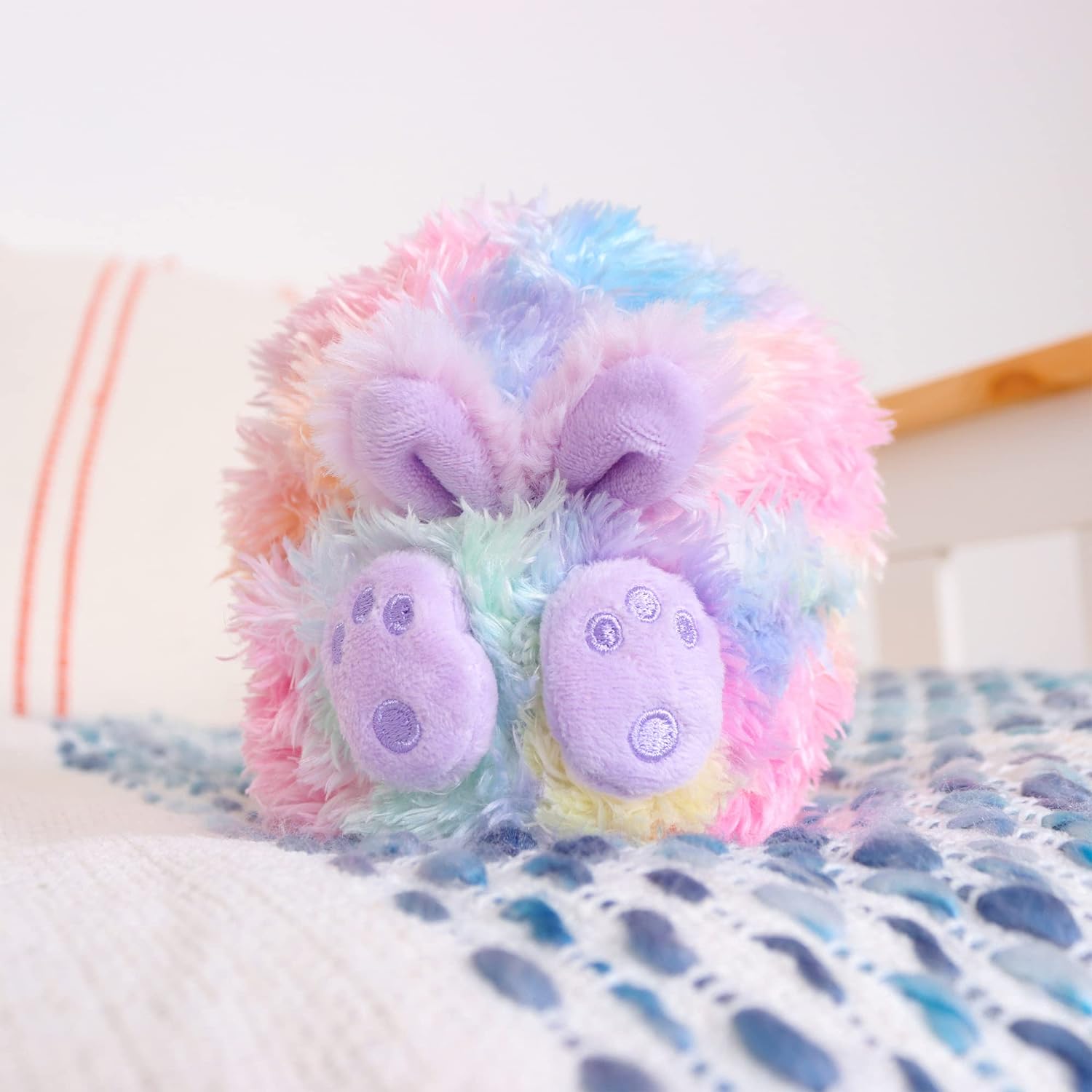 Curlimals Bo The Rainbow Bunny - Interactieve Knuffeldiertjes - Curlimals - Spaar ze allemaal - Interactief - 45+ geluiden en reacties - Pluche - Cadeau