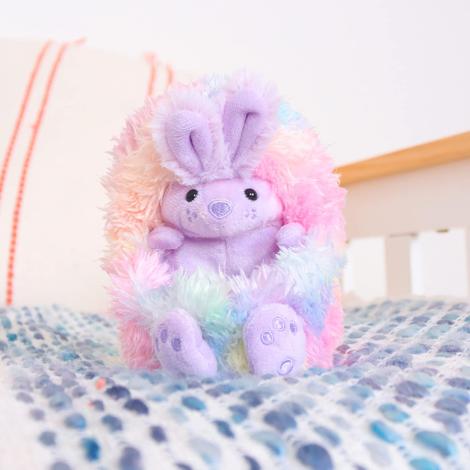 Curlimals Bo The Rainbow Bunny - Interactieve Knuffeldiertjes - Curlimals - Spaar ze allemaal - Interactief - 45+ geluiden en reacties - Pluche - Cadeau