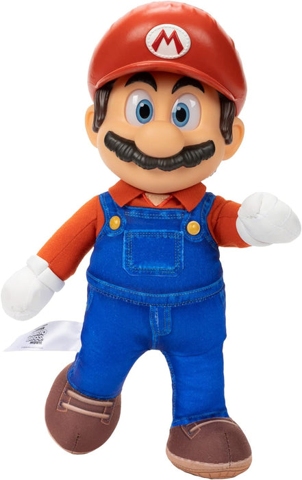 Super Mario Nintendo Peluche Mario de 35 cm Totalmente Articulado – Mario Tiene Grandes Detalles Juguete para Niños 3 Años +