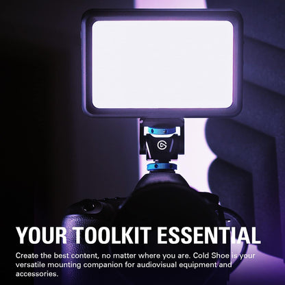 Elgato Portable Lighting Bundle - Portable LED Panel, Adjustable Mount for Photo and Video Studios, Streaming, Video Conferencing, TikTok, Instagram, YouTube, Zoom, MS Teams, PC/Mac/iPhone/Android