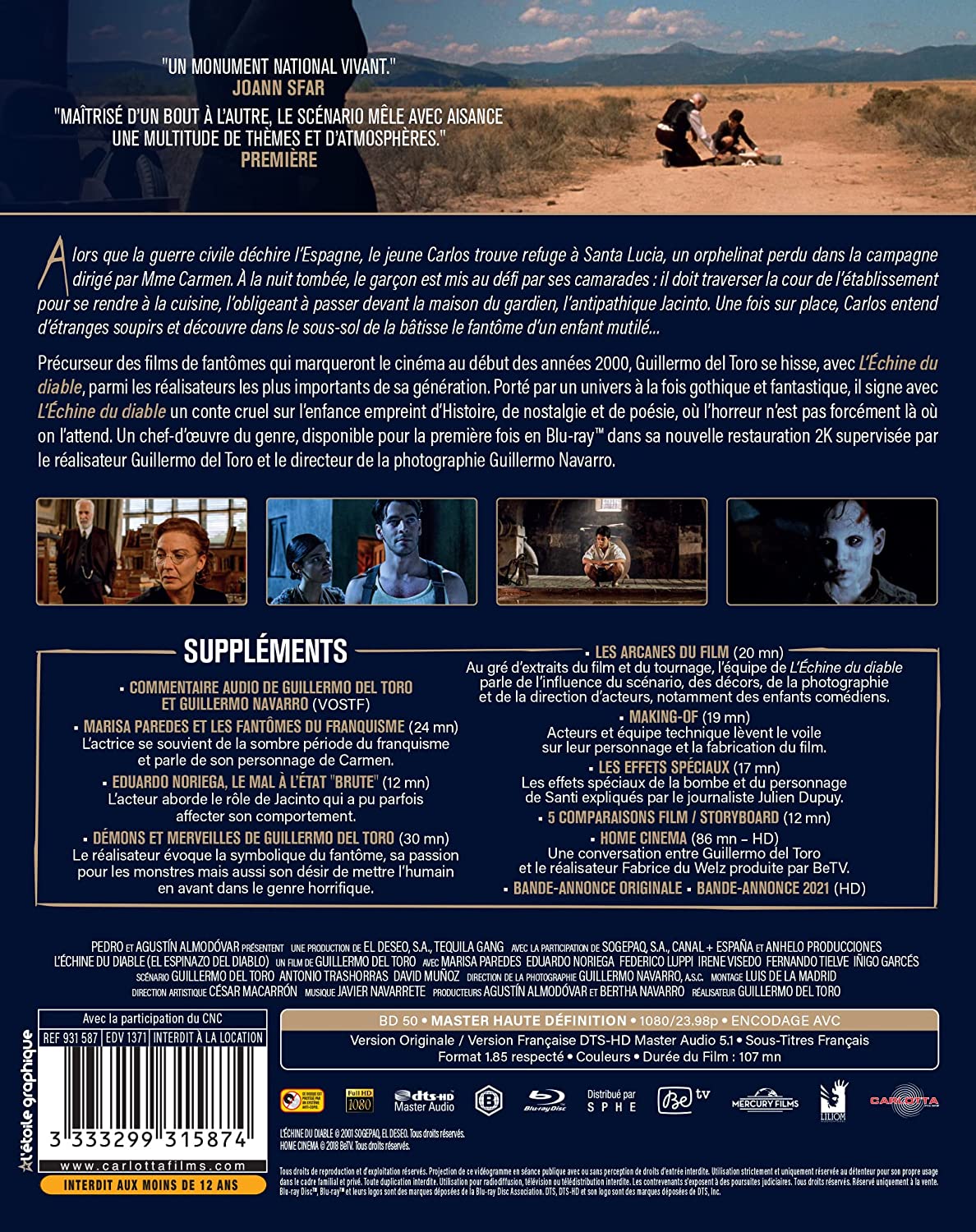 L Echine Du Diable/Blu-Ray