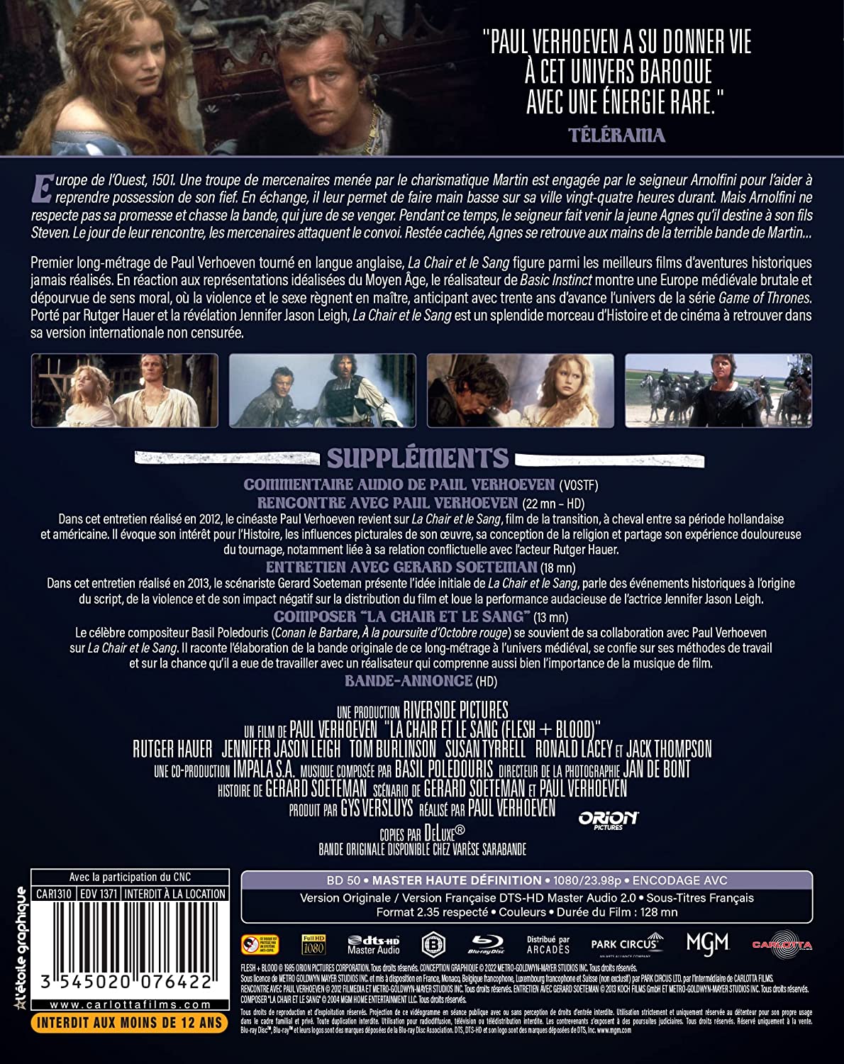 La Chair Et Le Sang/Blu-Ray