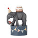 BLOOMINGVILLE MINI - Elephant Flor Candlestick - Grey (82054474