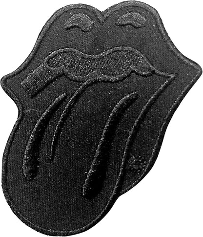 The Rolling Stones Keyring Classic Tongue Band Logo Embroidered Official Red