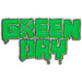 Green Day Logo Enamel Infill Badge One Size Green