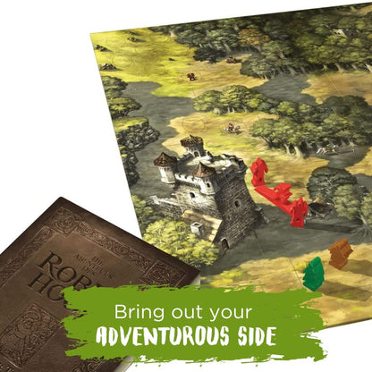 Thames & Kosmos - The Adventures of Robin Hood: Friar Tuck in Danger - Cooperative Family Board Game - 2-4 Players - Storytelling Games for Adults & Kids, Ages 10+ - 683146
