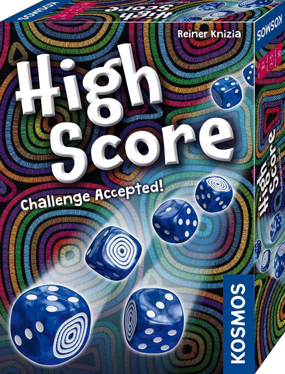 Thames & Kosmos High Score | 2 Language English and German | Dice Game| Luck Game | Board Game | Family Game | 2 to 5 Players | Ages 8+