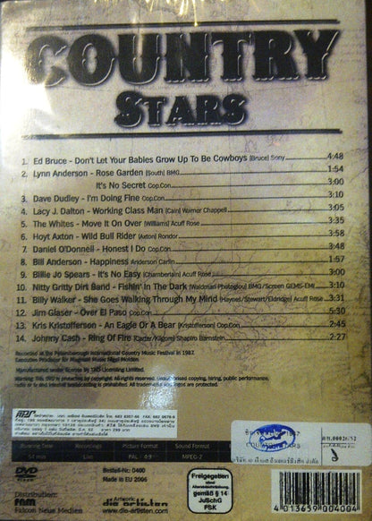 Country Stars - Johnny Cash - Lynn Anderson etc.